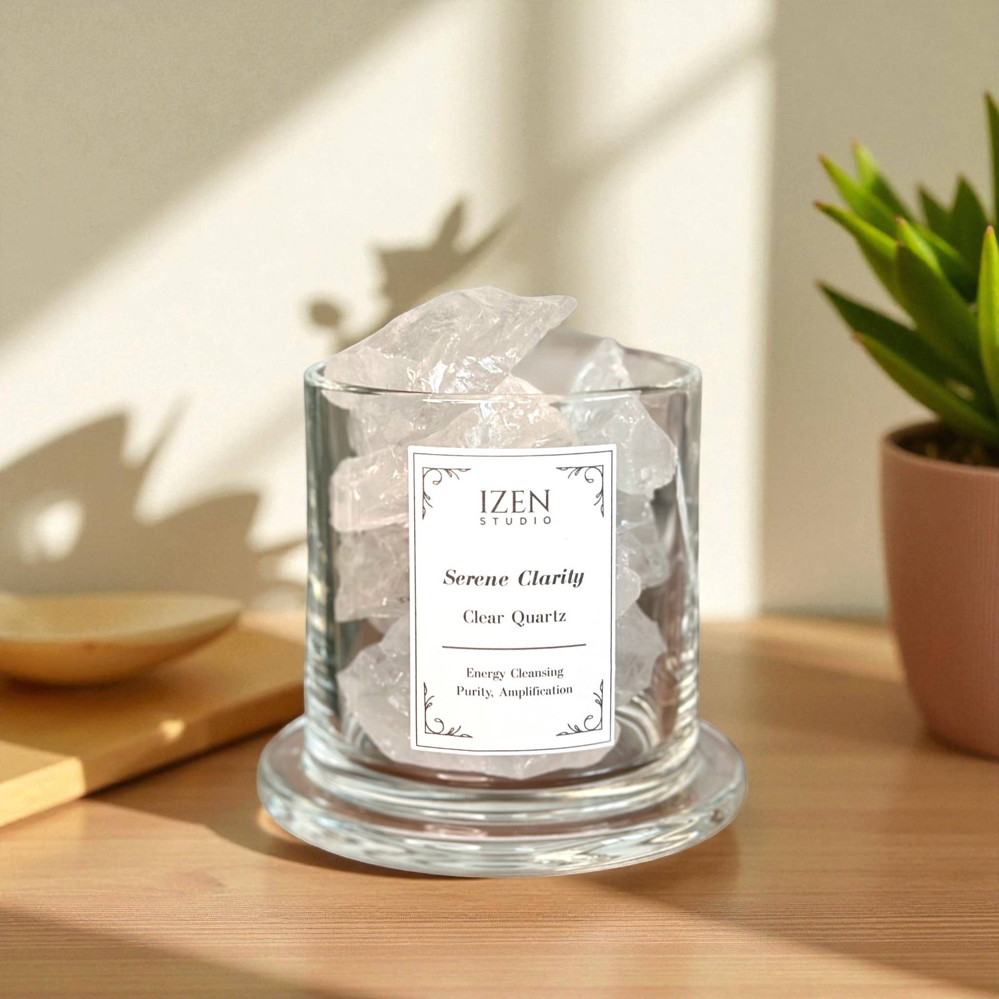 IZEN STUDIO - Wholesale Reed Diffuser - Crystal Essential Oil Diffuser| Aromatherapy Wellness Gift10