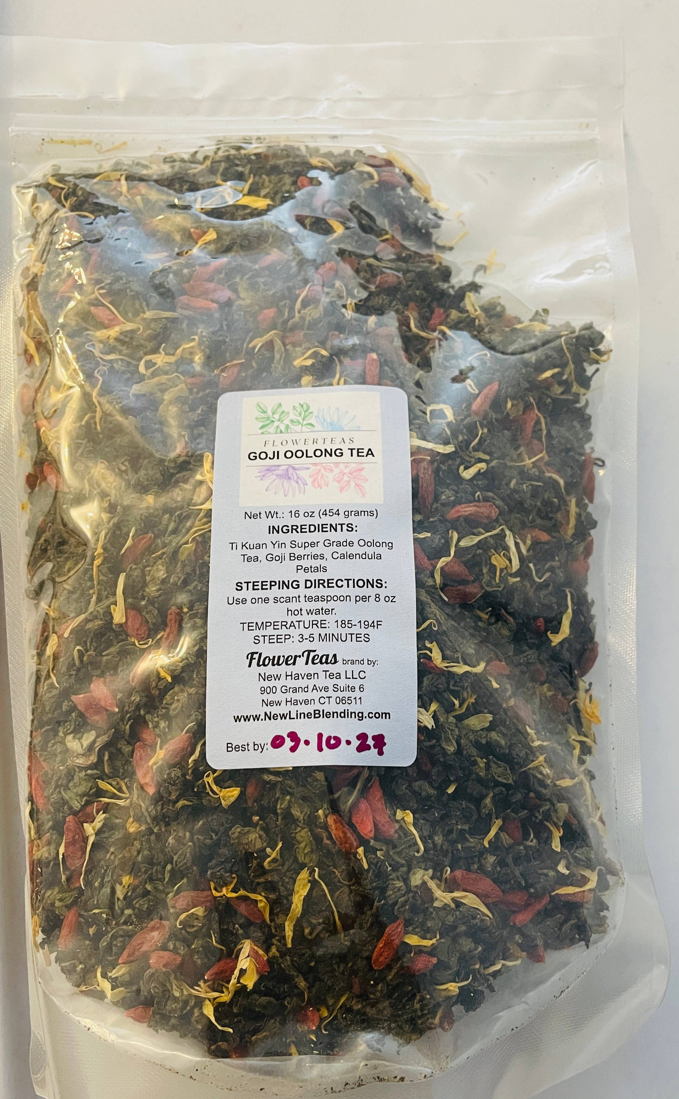 FlowerTeas – Engroshandel Løs te – Løsbladet te i løs vægt 1 lbs Kommerciel brygning Fødevareservice131