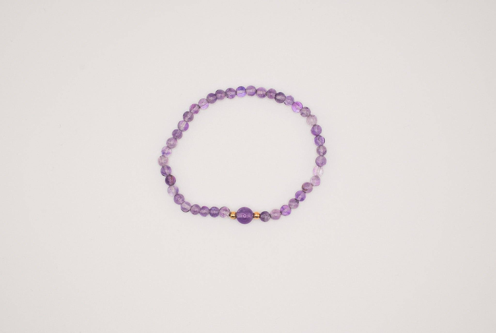 Ripple | Reiki Infused Jewelry – Pulseira de missangas por atacado – Pulseira Amethyst Horizon3