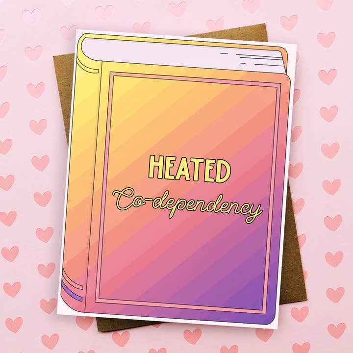 Cartão de Amor Divertido de Co-dependência Aquecida / Cartão de Aniversário por atacado de Top Hat and Monocle