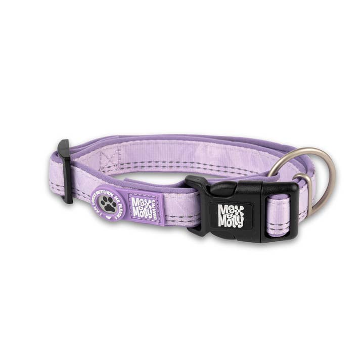 Max & Molly - Wholesale Pet Collar - Dog - GOTCHA! Smart ID Dog Collar - Matrix 2.0 Lavender