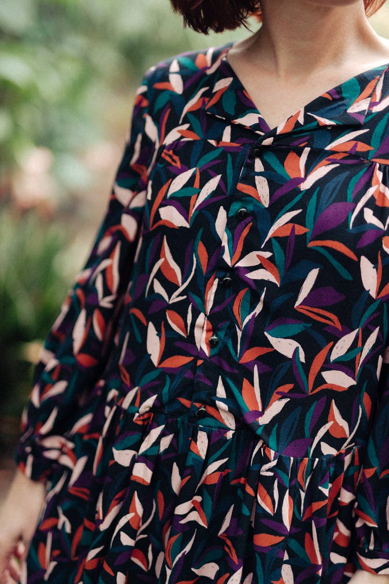 Eglantine et Zoé - Wholesale Fabric - Mowgli Multicolor Viscose Fabric1