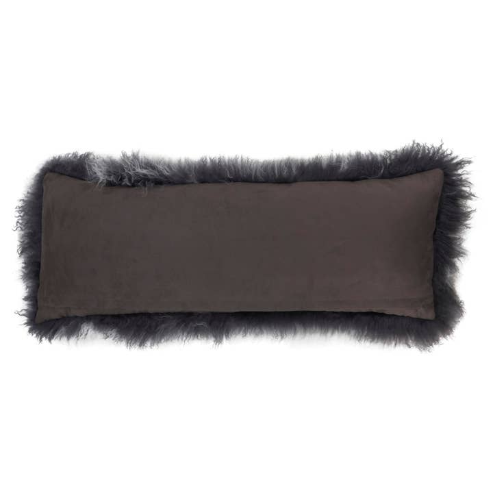 Saro Lifestyle - Wholesale Throw/Decorative Pillow - Mongolian Lamb Fur Pillow - Poly Filled1