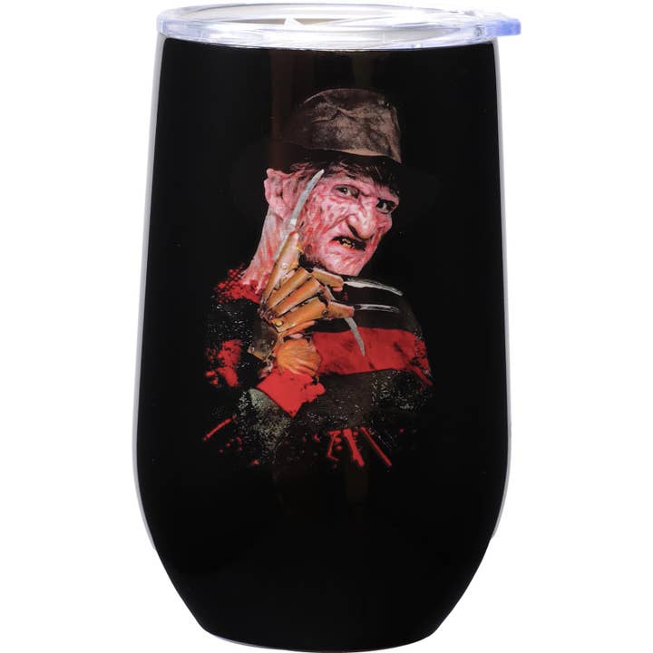 Spoontiques, Inc - Wholesale Insulated Mug/Tumbler - Freddy Krueger Stnls Tumbler