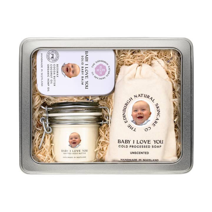 Caja de Regalo Grande "Cariño, Te Amo" para venta al por mayor de The Edinburgh Natural Skincare Company