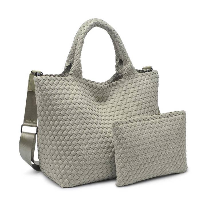 Sol and Selene - Vendita all'ingrosso Borsa tote - Donna - Borsa Media in Neoprene Intrecciato "Sky's The Limit"121