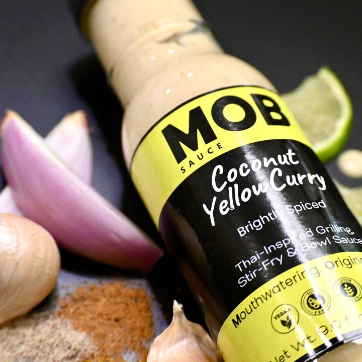 MOB Sauce - Vente Sauces - Curry jaune à la coco MOB4