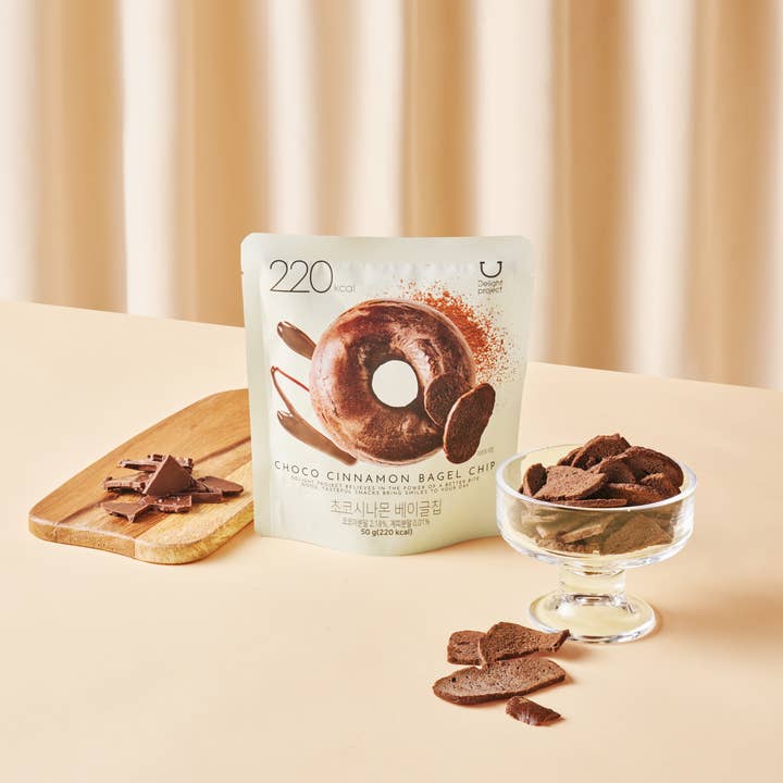 Hong Cheon USA (K-Beauty Distribution) - Wholesale Chips - DELIGHT PROJECT: CHOCO CINNAMON BAGEL CHIPS 2