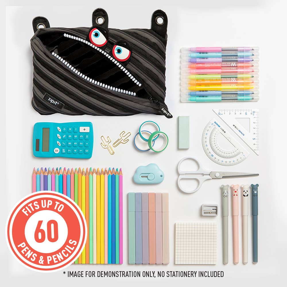 ZIPIT – Bolsa/estojo para lápis por atacado – Bolsa para lápis ZIPIT Wildlings 3 argolas8