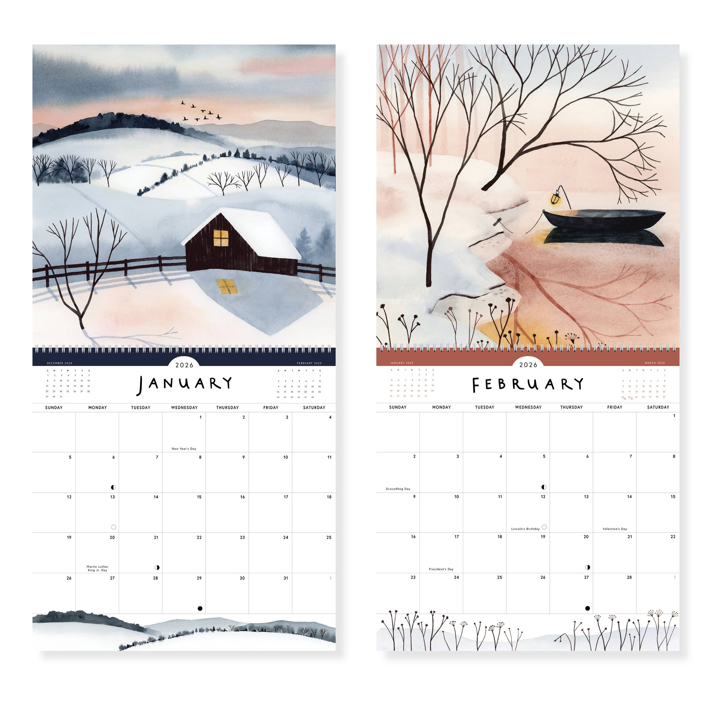 May We Fly - Wholesale Calendar - 2026 Morning + Evening Large Wall Calendar 1
