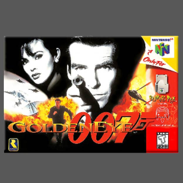 Ba Ba Buttons - Wholesale Lapel Pin/Button - NES, GOLDEN EYE, Magnet, Button, Mirror, NINTENDO, BOND, 007