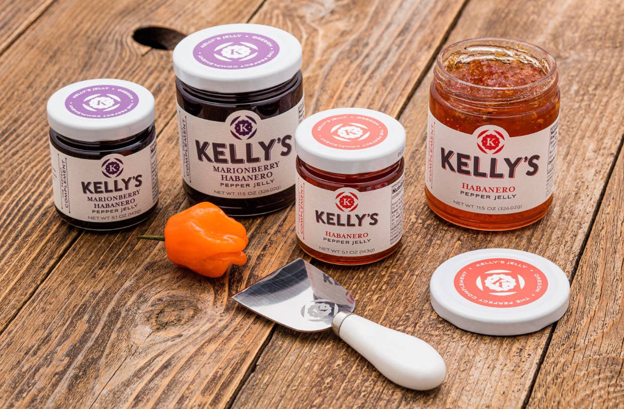 Kelly's Jelly - Vendita all'ingrosso Marmellata/Gelatina - Gelatina di Peperoncino Habanero di Kelly da 11oz4