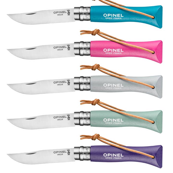 Couteaux pliants en acier inoxydable Colorama No.06 pour la vente par Opinel