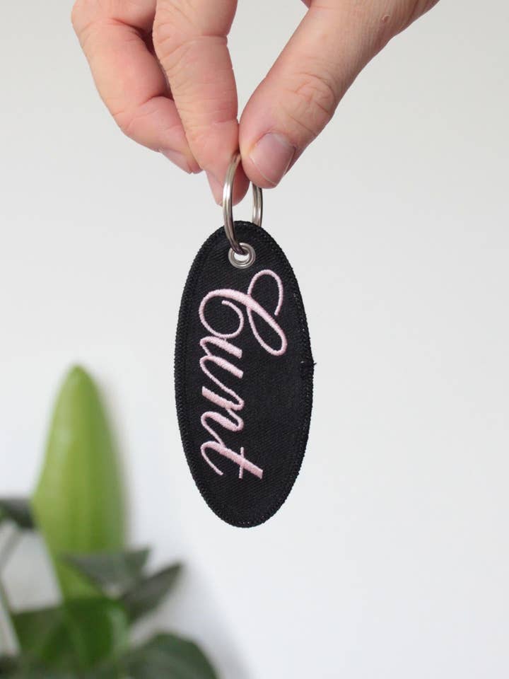 Cunt - Keychain for wholesale by Sara's threads