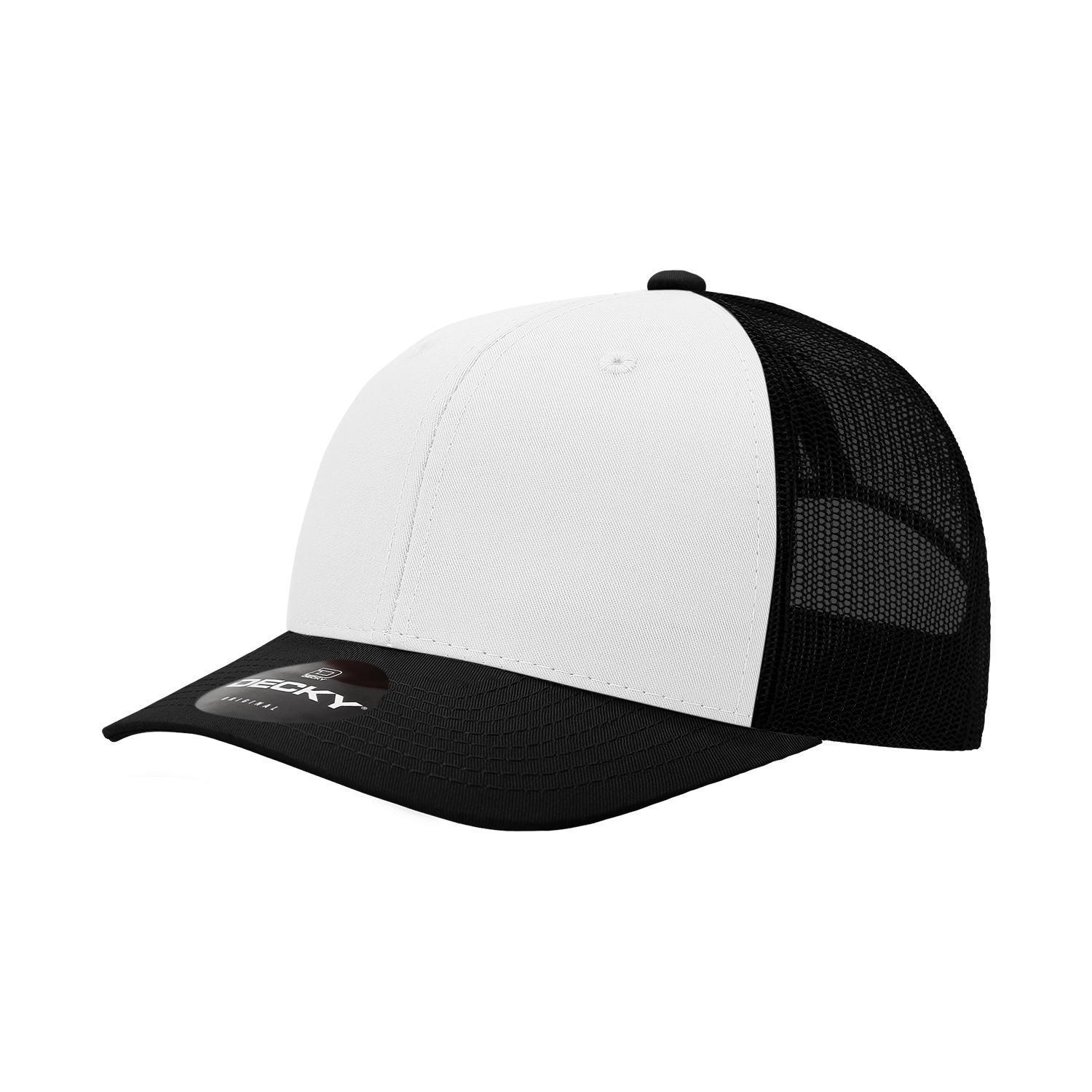 The Park Wholesale - Vente Casquette de camionneur – unisexe - Casquette Trucker classique Decky 6021, 6 panneaux, style mid pro136