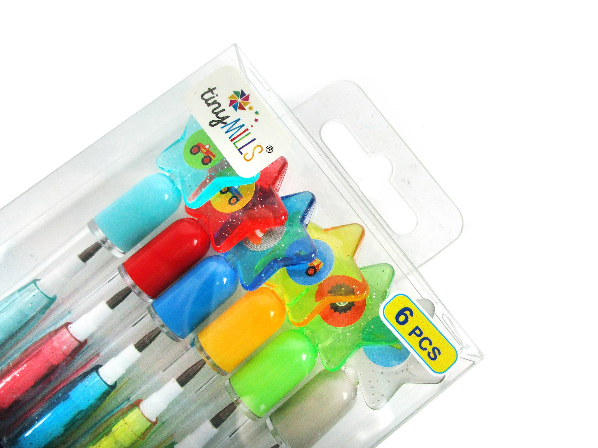 Tiny Mills - Wholesale Potlood - 6 stuks Monster Truck Multi-Point Potloden2