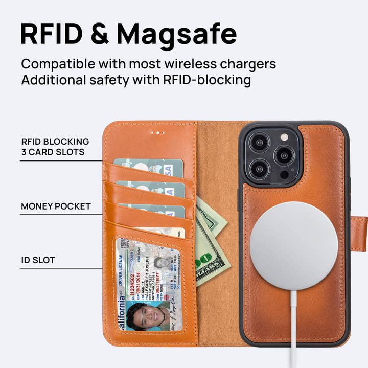 OXA LEATHER - Wholesale Phone Wallet - Unisex - iPhone Leather Wallet Case