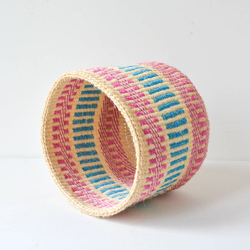 Crafts by Solid - Wholesale Basket - Handwoven Sisal Baskets - Colourful hues - XXS - XXL68