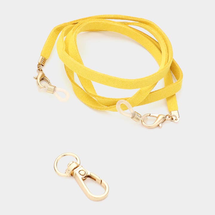 Sensibling Corp. - Wholesale Sunglasses/Eyeglasses Strap - Women's - Suede Mask Chain / Glasses Chain / I.D Holder Necklace4