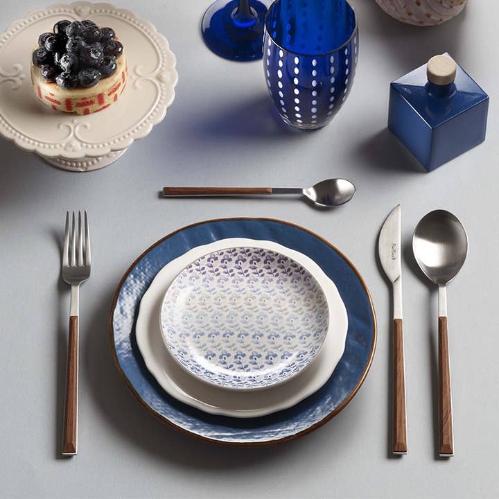 Pintinox - Wholesale Assorted Cutlery Set - Sushi Satin satin stainless steel cutlery with teak handle2