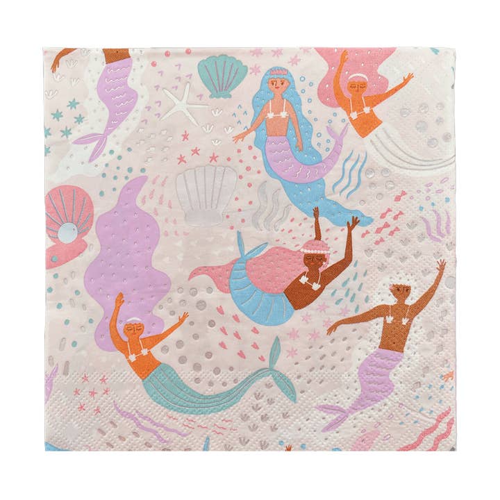 Under the Sea Large Napkins - 16 pk. for wholesale by Jollity & Co. + Daydream Society