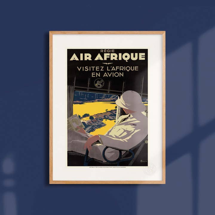 Oneart - Wholesale Poster - Air France / Air Afrique Agency Poster - Visit Africa1