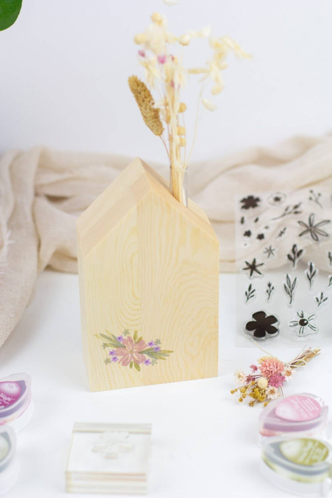 Freulebnis - eine Marke von Unsere kleine Bastelstube – Großhandel Gummi-/Dekostempel – Freulebnis Stempelset Blumenliebe - Clear Stamps8