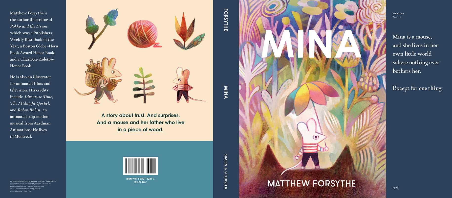 Simon & Schuster - Wholesale Preschool Book (3-5) - Mina by Matthew Forsythe1