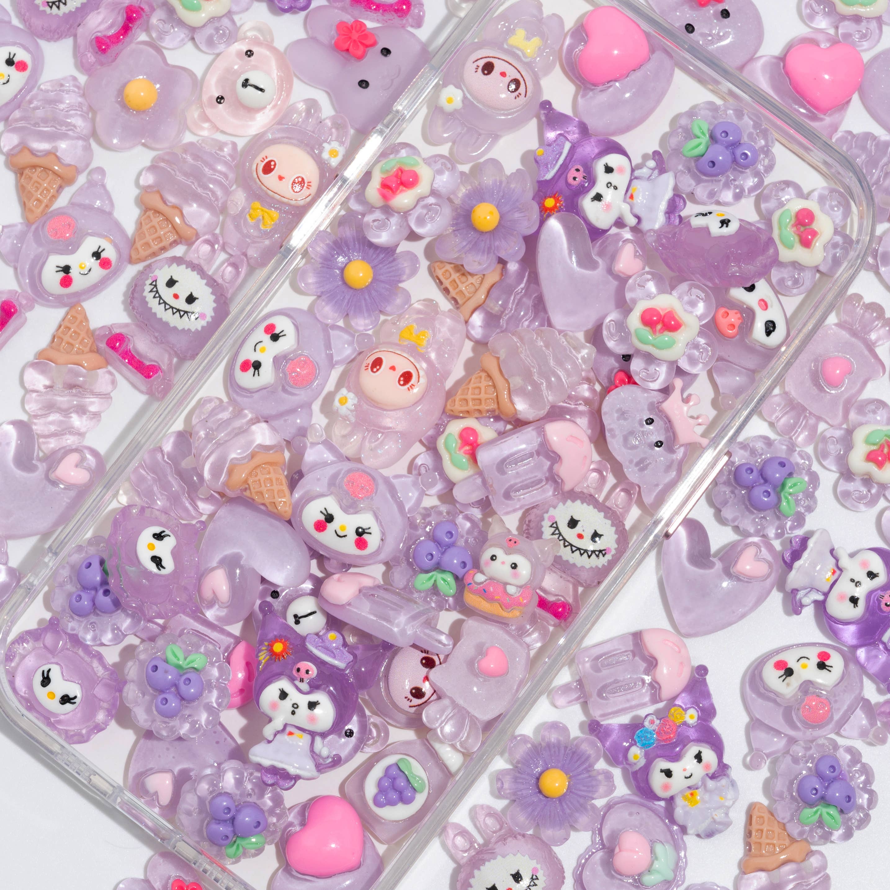 Decoden Cream - Wholesale DIY Craft Kit - 100 PCS Mixed Decoden Charms, Flatback Resin Charms2