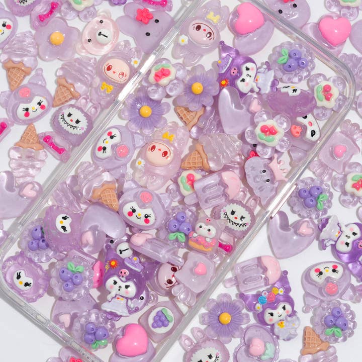 Decoden Cream - Wholesale DIY Craft Kit - 100 PCS Mixed Decoden Charms, Flatback Resin Charms2