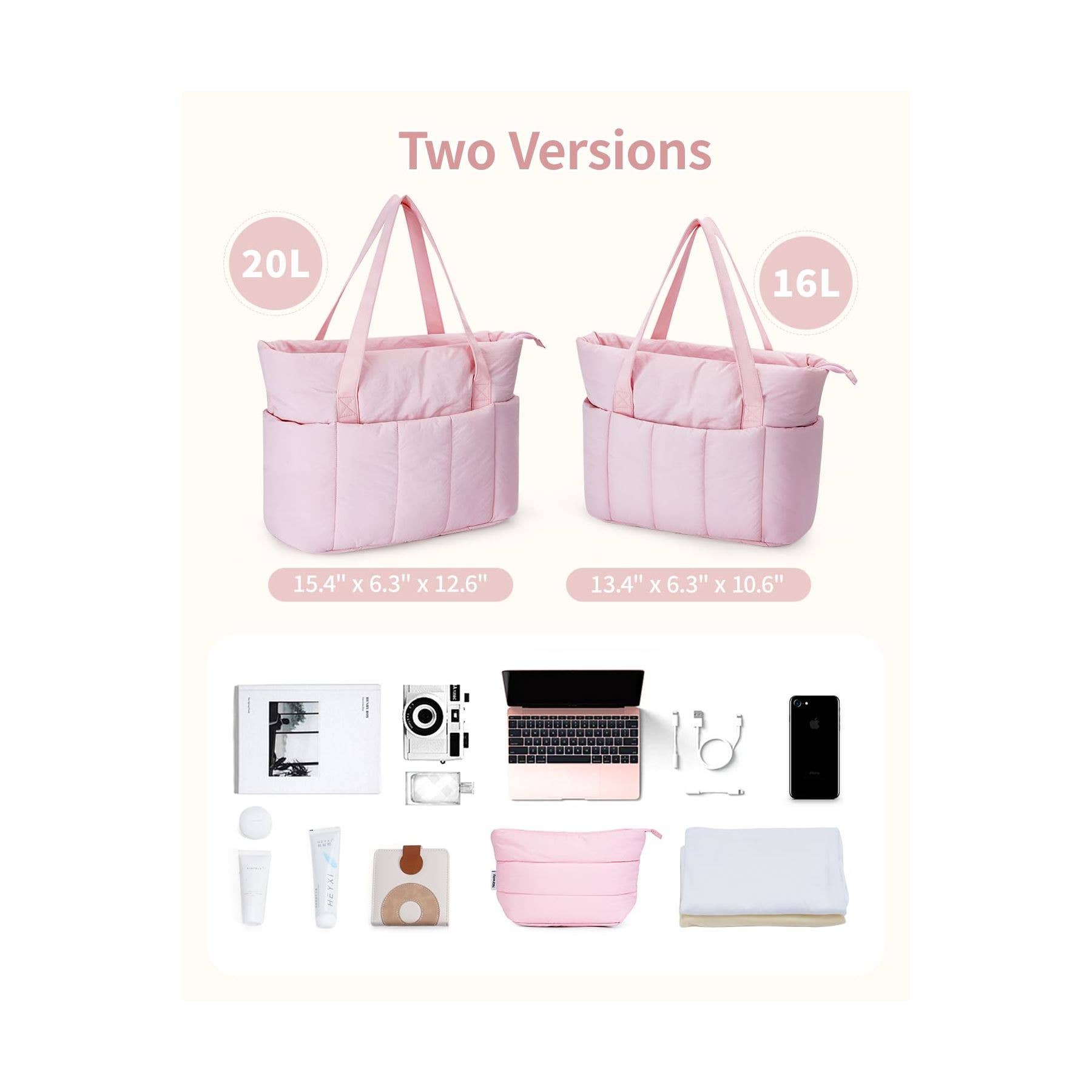 NARWEY INC - Vendita all'ingrosso Borsa tote - Donna - Borsa da viaggio Narwey Puffer per donne, adatta come bagaglio a mano.47