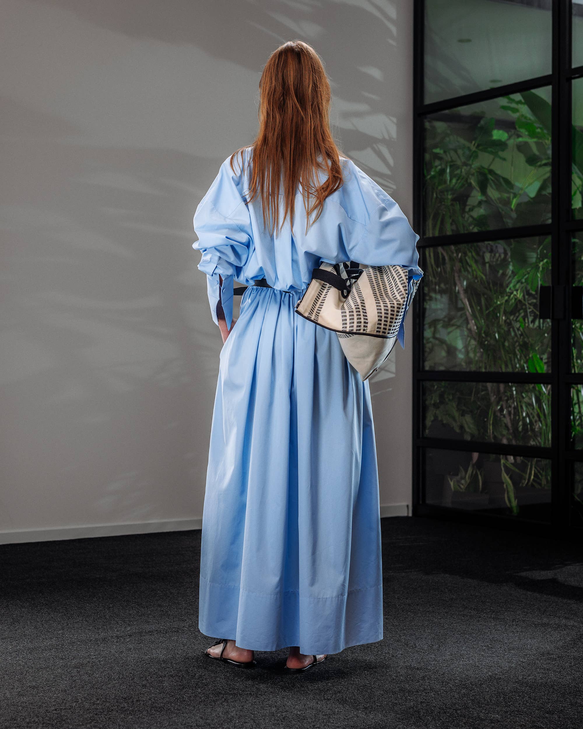 A  LINE - Wholesale Dress - Women's - Pointed-collar shirtdress1