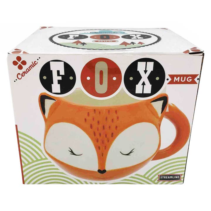 Streamline - Wholesale Koffiemok - Fox keramische koffiemok met vosvorm en staart als handvat3