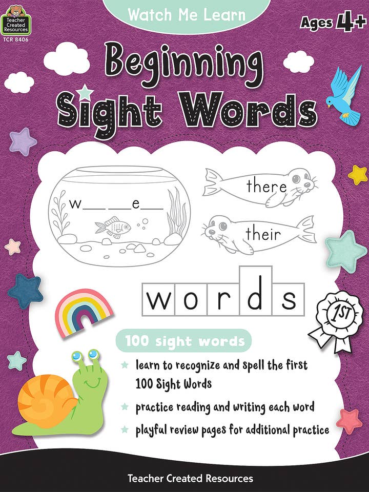 Mírame aprender: palabras para principiantes para venta al por mayor de Teacher Created Resources