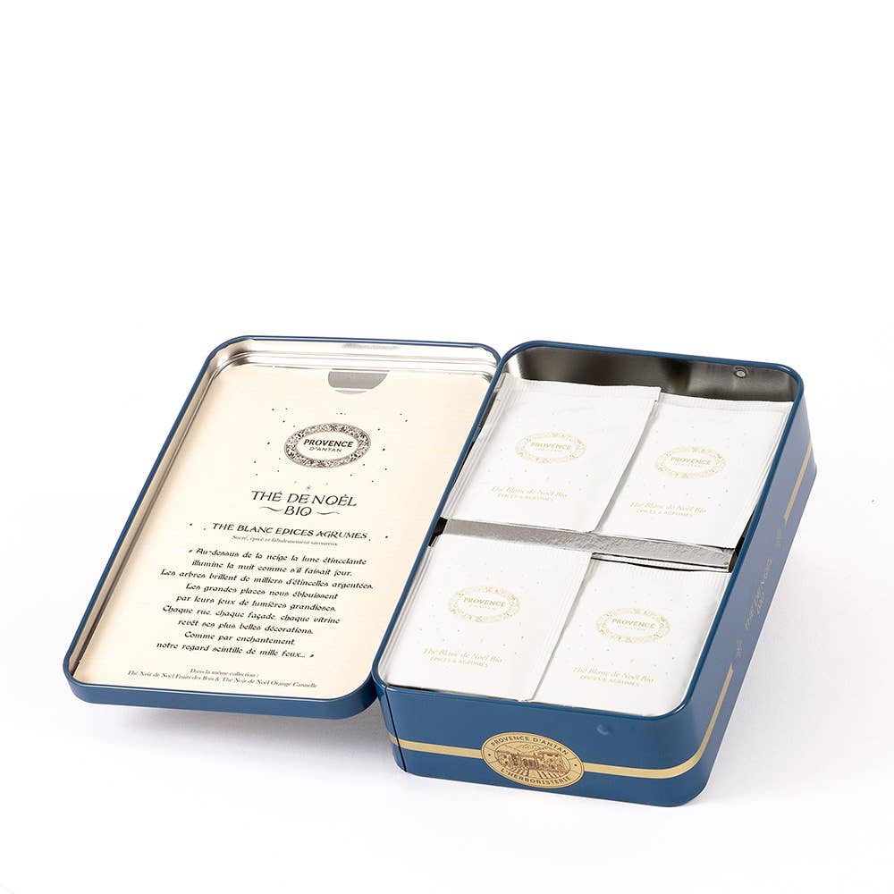 PROVENCE D'ANTAN - Wholesale Health/Detox Tea - White Christmas Tea Organic Spices Citrus* 24 bags2