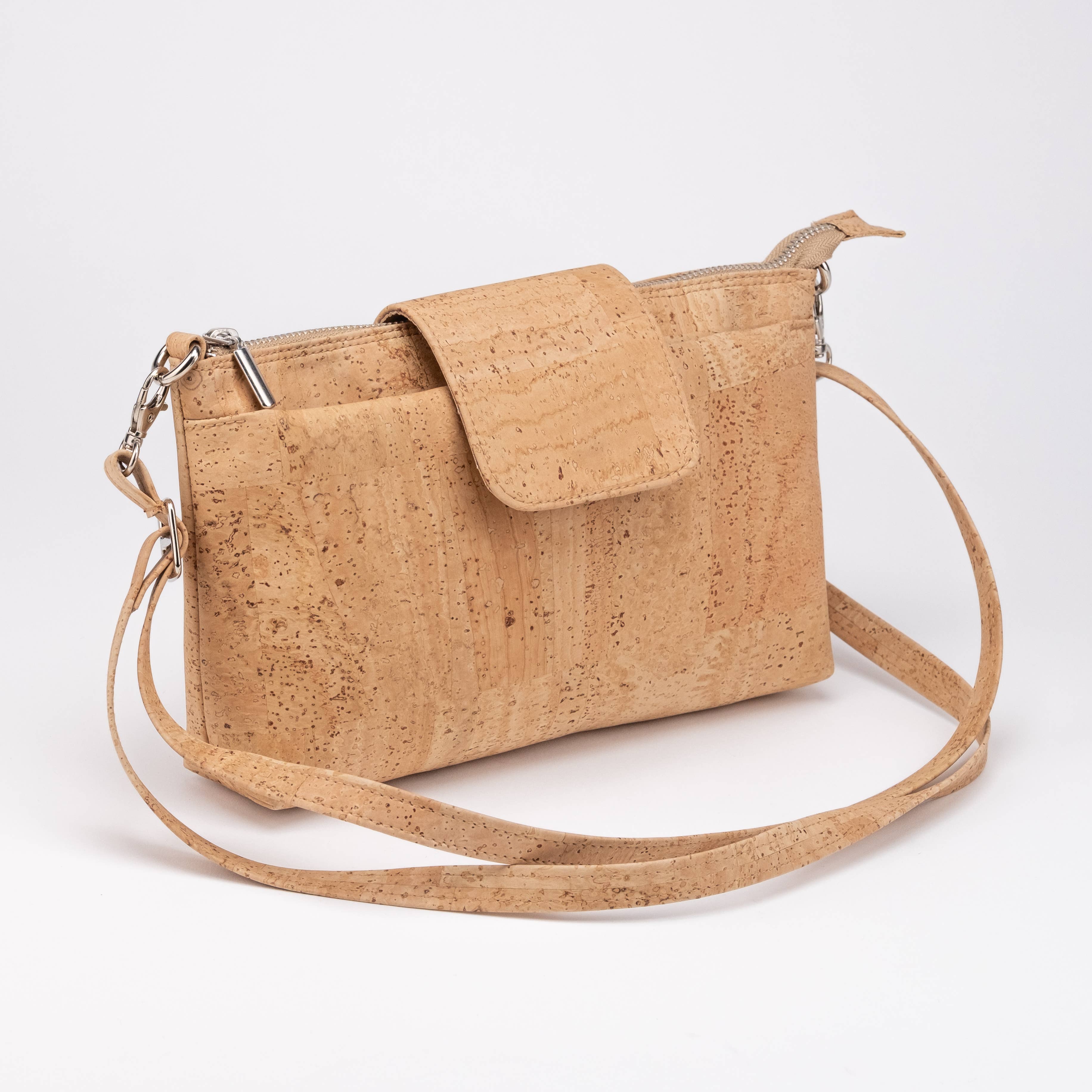 Artelusa - Venta al por mayor Bandolera - Mujer - Bolso bandolera de corcho natural1