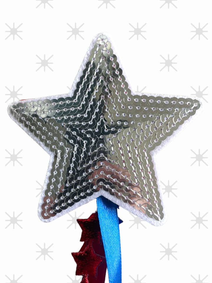 Parker and Kay Collective - Wholesale Toy Wand - Kids - Patriotic Ribbon Wand9