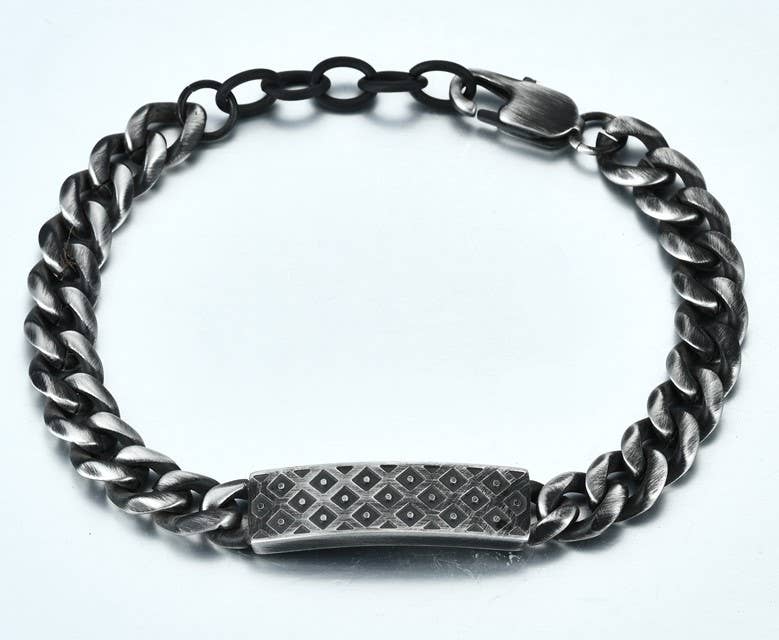 Merveilles du Monde - Wholesale Link & Chain Bracelet - Men's bracelet for FATHER'S DAY, ideal gift for dad