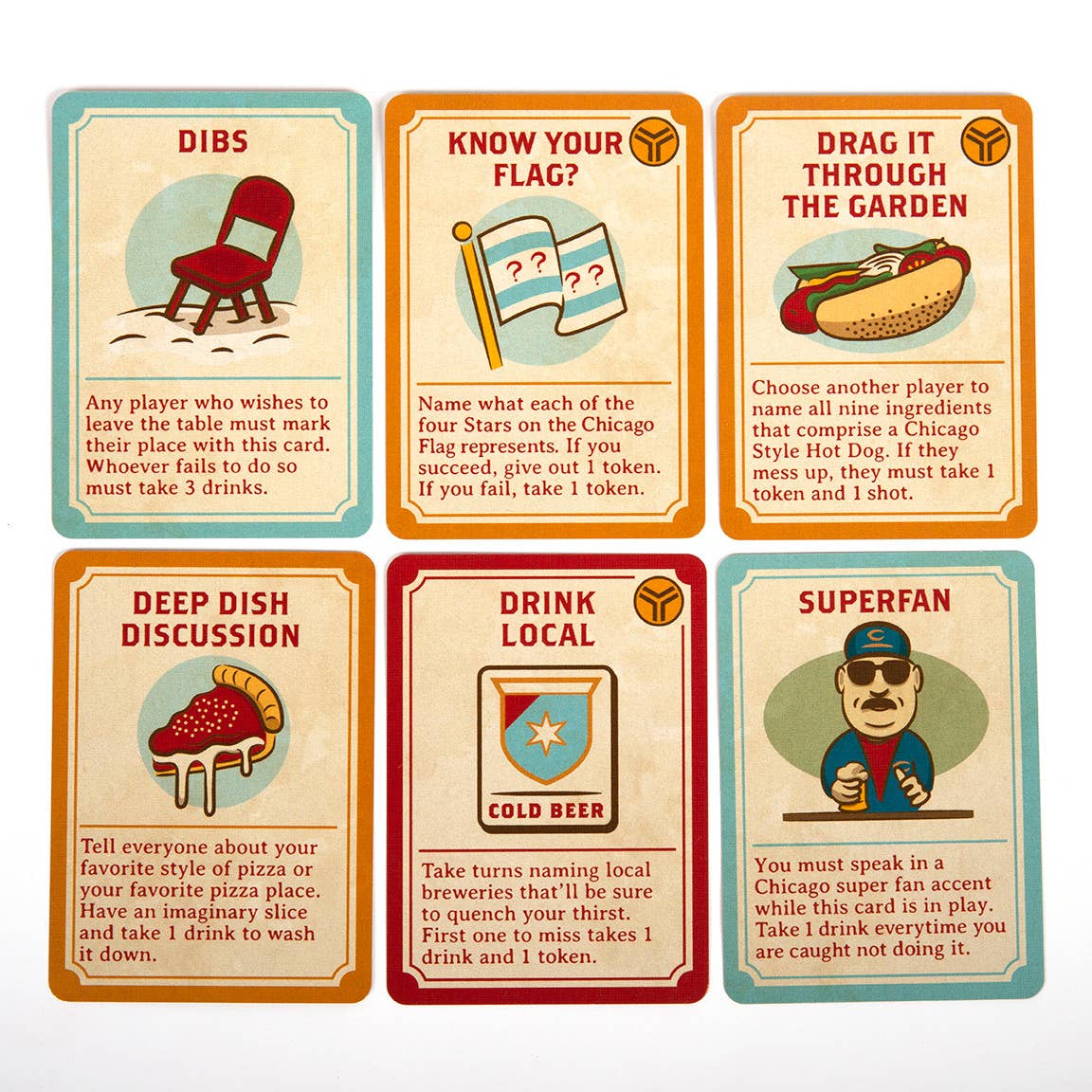 Transit Tees - Wholesale Card Game - Chicago Handshake Drinking Card Game2