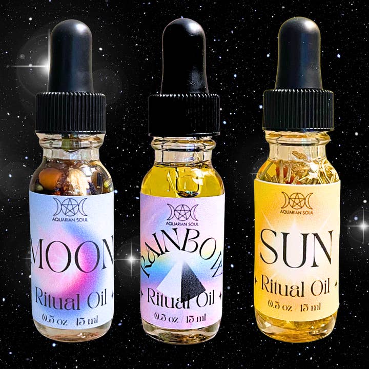 Celestial Ritual Oil Trio for wholesale by Aquarian Soul
