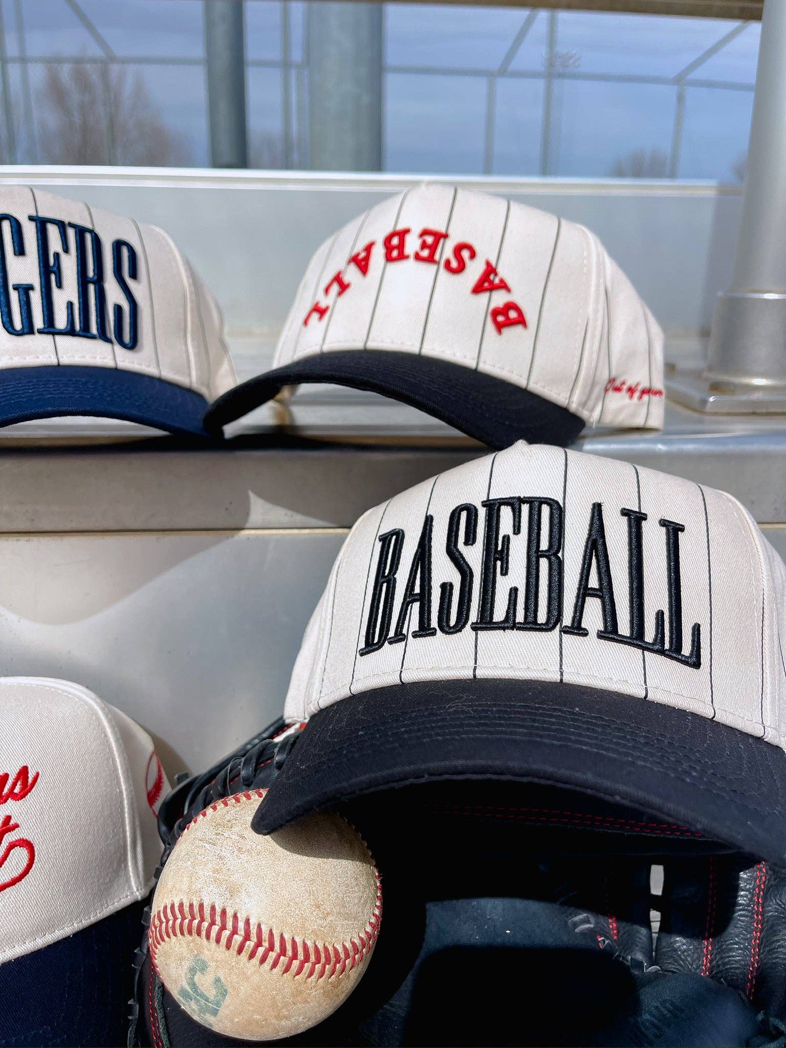 KENZKUSTOMZ - Vente Casquette de camionneur – unisexe - Casquette Trucker Vintage à Rayure Noire - Baseball2