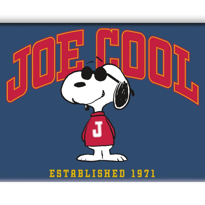 Great Stuff Novelties (GSN) by NMR Brands - Wholesale Magnet - Peanuts Joe Cool - Est 1971 Flat Magnet (2.5" x 3.5")