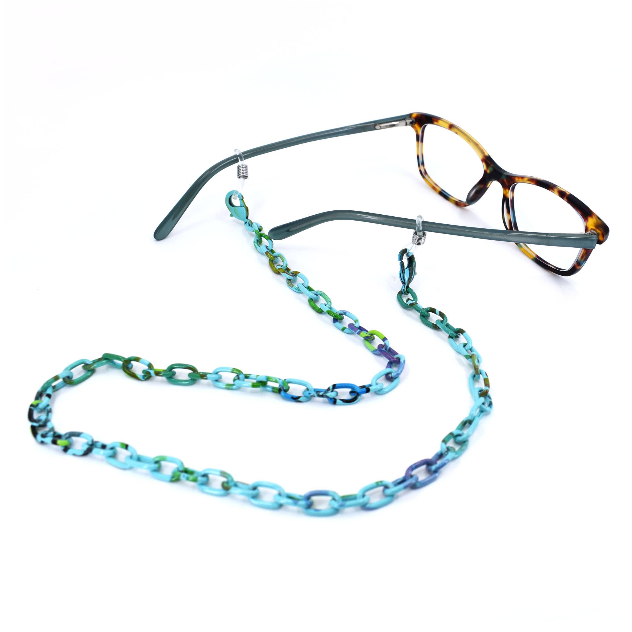 Stefanie Wolf Designs - Wholesale Link & Chain Necklace - Eyeglass Holder to Mask Chain Converter Gizmos, One Pair4
