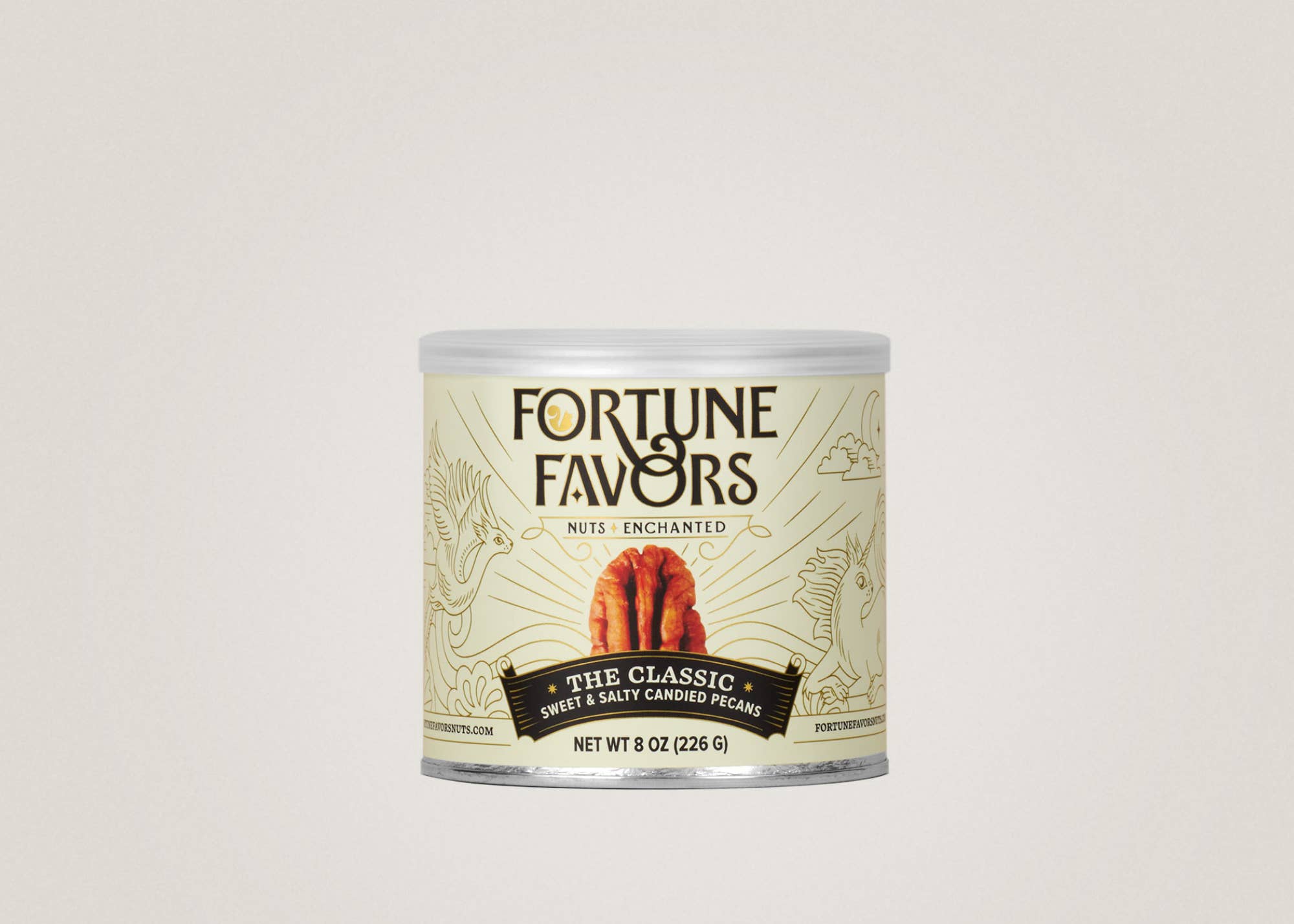 Fortune Favors - Wholesale Nuts - 8oz Fortune Favors The Classic Candied Pecans