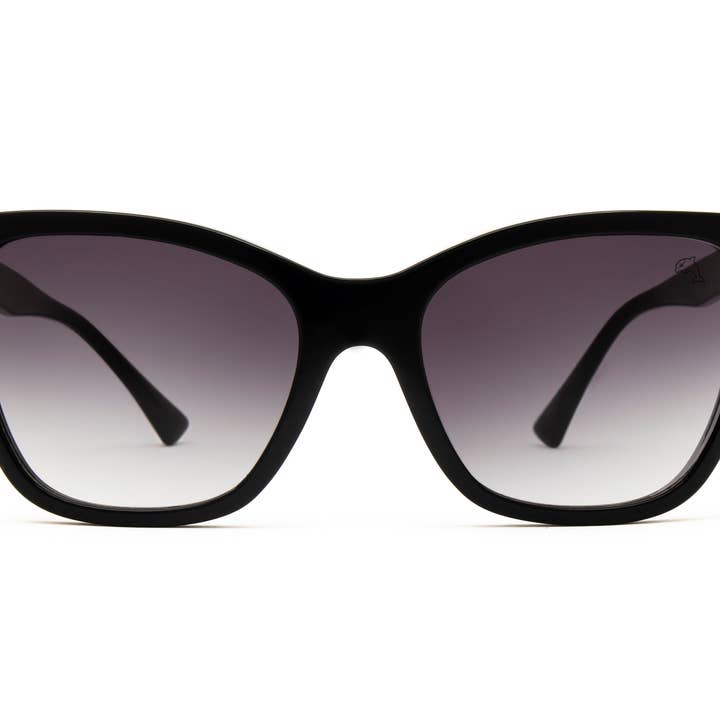 Lunettes de soleil noires Allendale pour la vente par Biscayners Miami