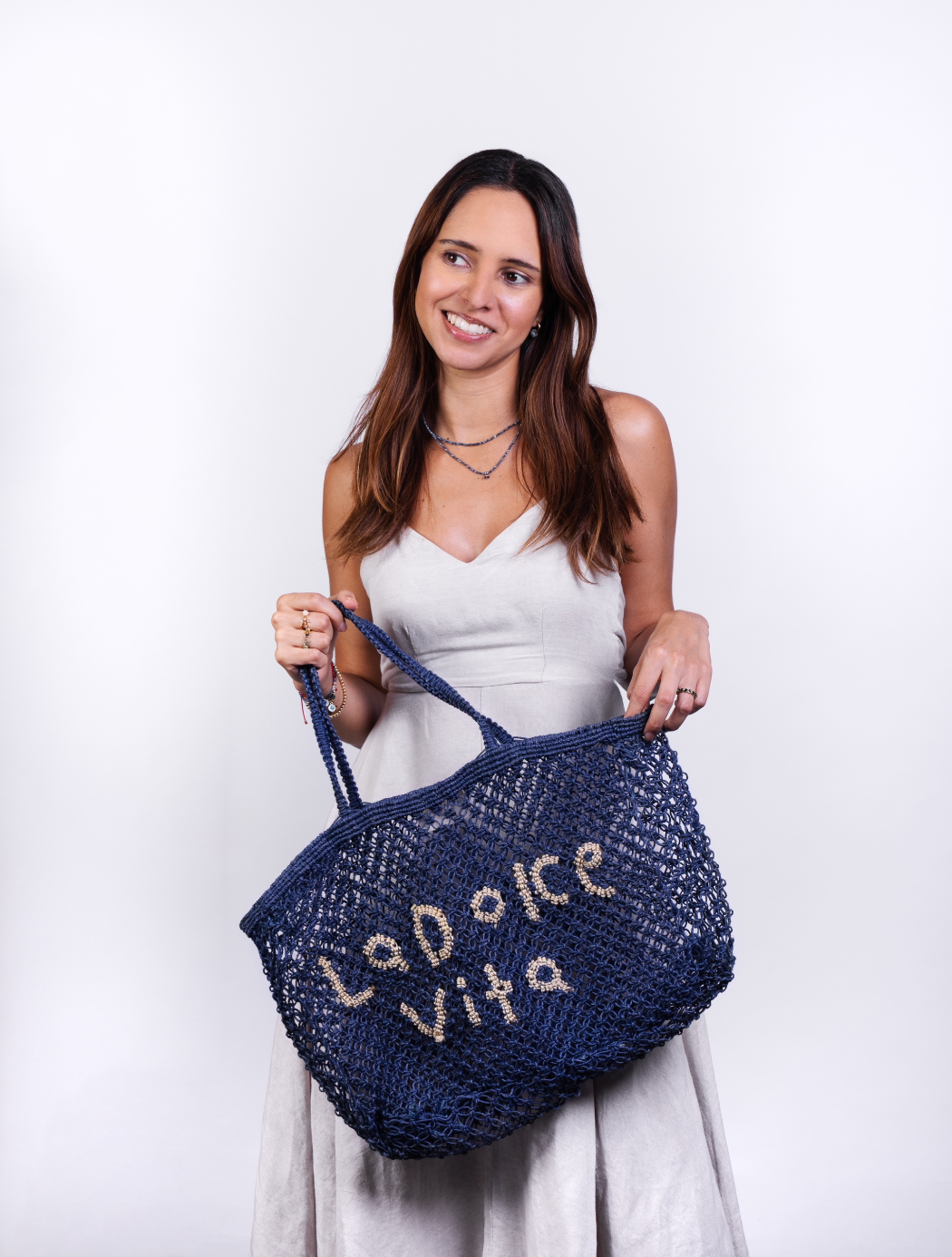 Tin Marin – wholesale Tote bag – Women's – La Dolce Vita Woven Jute Tote3