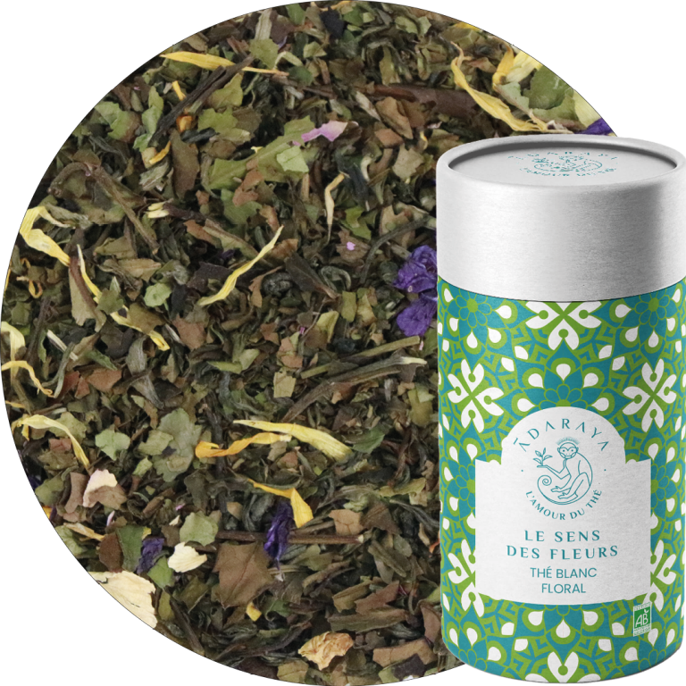 ADARAYA - Wholesale Loose Tea - Organic white tea Les Sens des Fleurs1