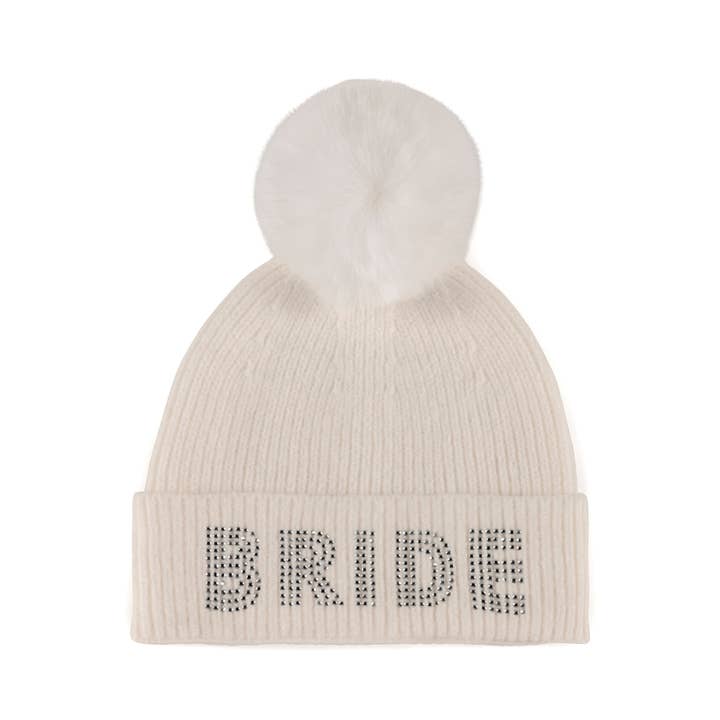 "BRIDE" BEANIE, IVORY and other Purchase Wholesale bride hat. Free Returns & Net 60 Terms on Faire trending on Faire.