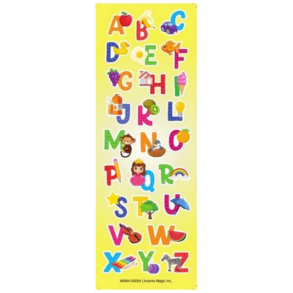 5064 Autocolantes Recortados ABC Animados por atacado de IncentoMagic