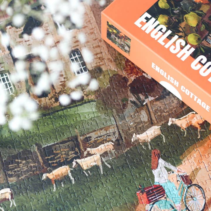 Piecely Puzzles – wholesale Puzzle – Adult – 1000 piece English Cottage puzzle1